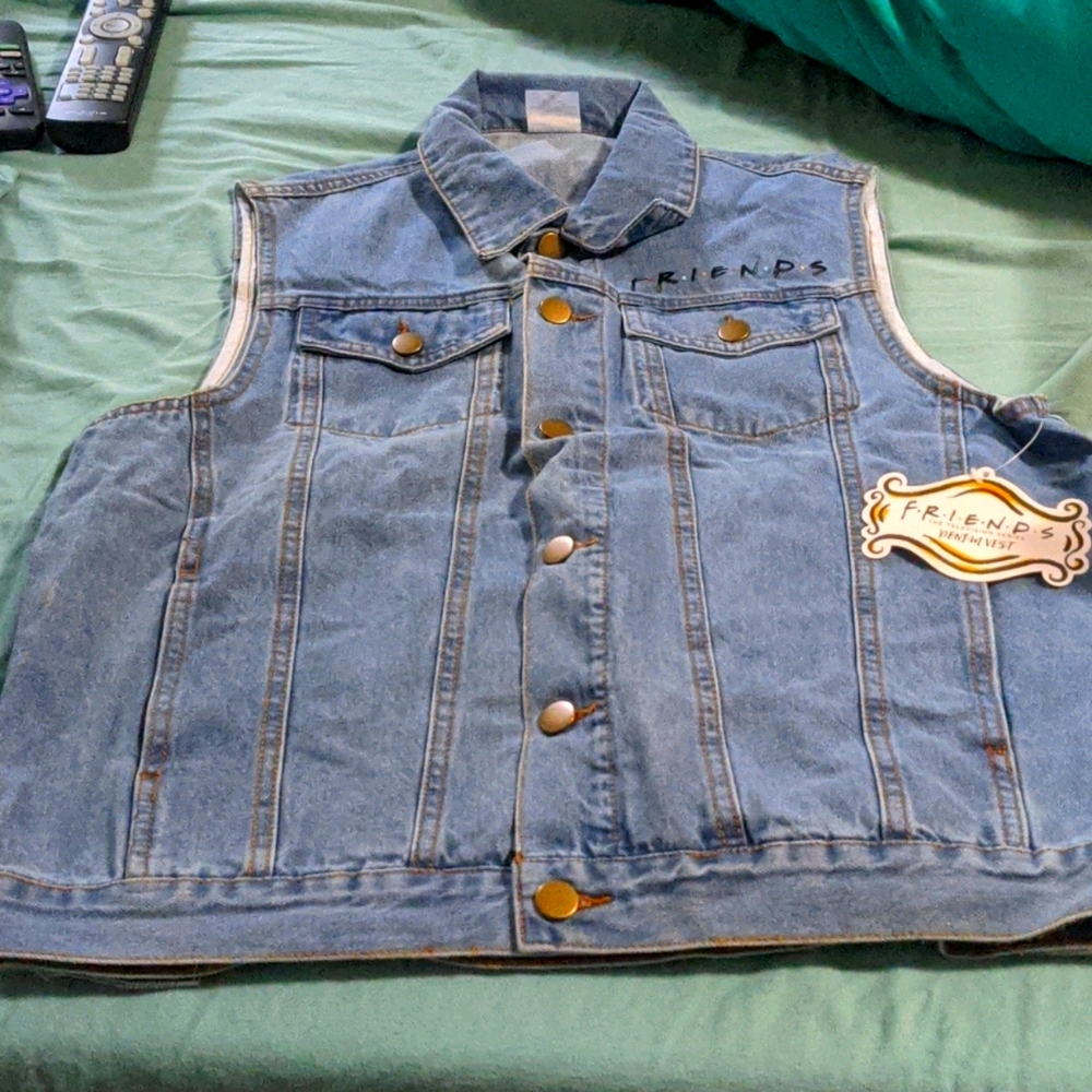 F.R.I.E.N.D.S denim vest